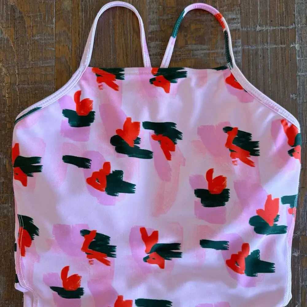 Albion Fit The Wave One Piece Swimsuit in Clementine, Size L - Picture 2 of 5